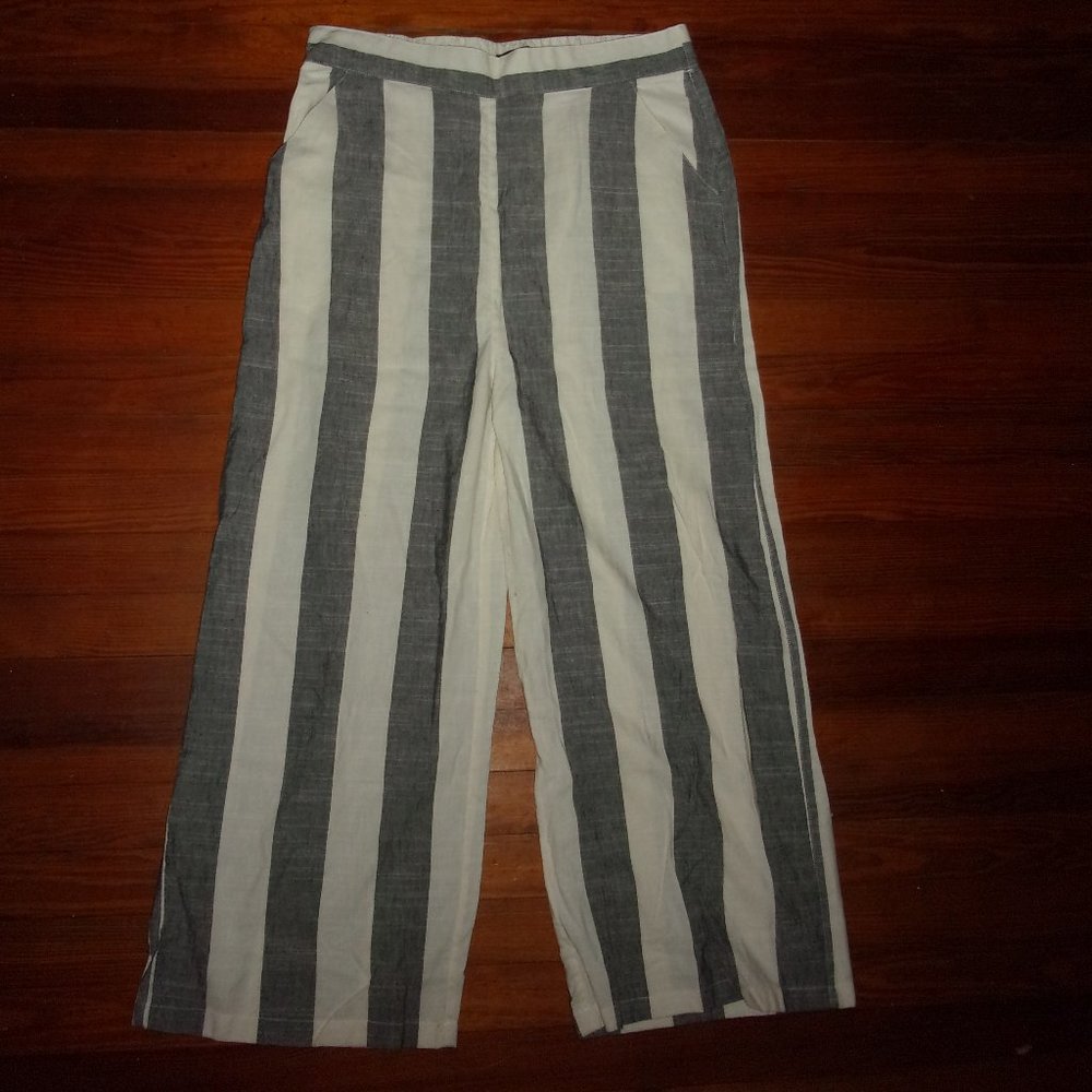 RD & Kokio Linen Blend Striped Pants